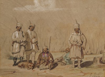 Soldiers Relaxing by Georges de Bellio
